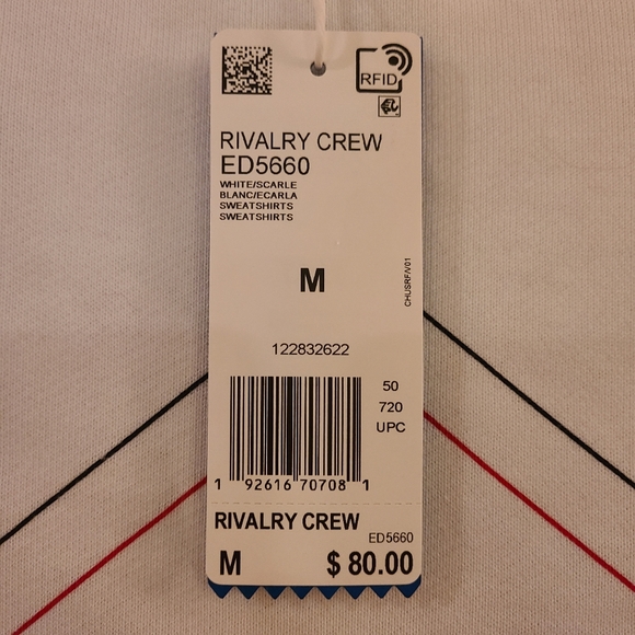 Adidas Rivalry Crewneck Embroidered Sweatshirt - Picture 7 of 7